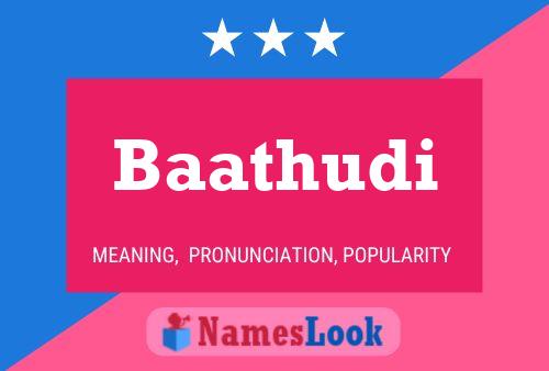 Baathudi Name Poster