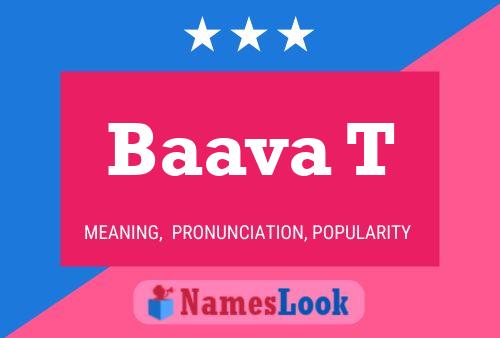 Baava T Name Poster