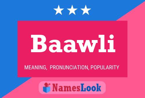 Baawli Name Poster