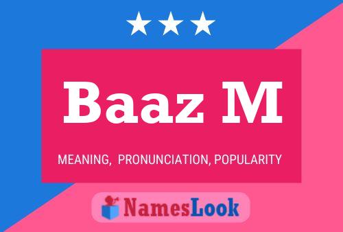 Baaz M Name Poster