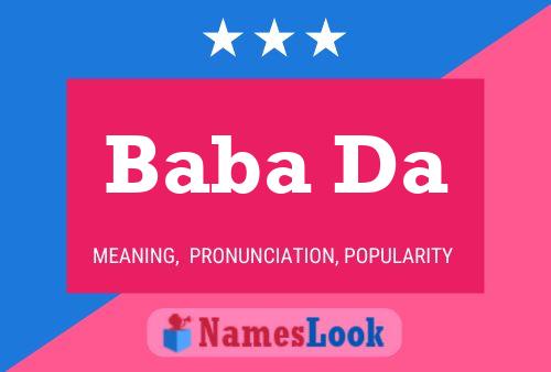 Baba Da Name Poster