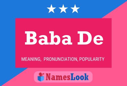 Baba De Name Poster