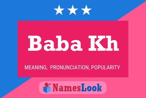 Baba Kh Name Poster