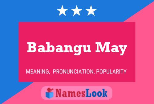 Babangu May Name Poster