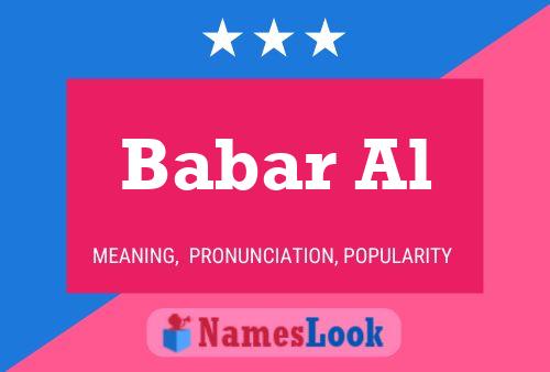 Babar Al Name Poster