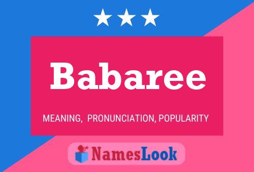 Babaree Name Poster