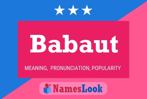 Babaut Name Poster