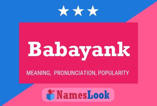 Babayank Name Poster