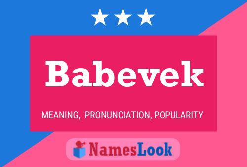 Babevek Name Poster