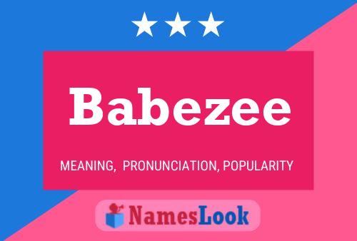 Babezee Name Poster