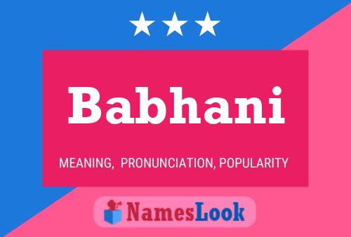 Babhani Name Poster