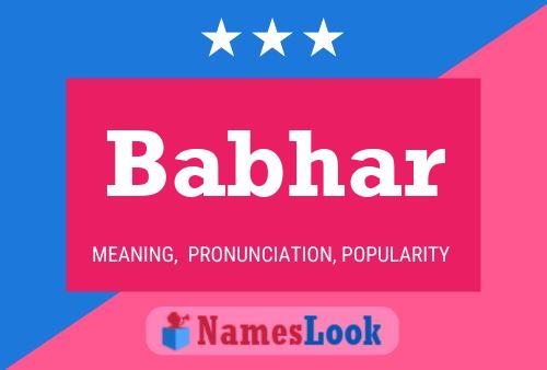 Babhar Name Poster