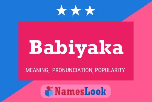 Babiyaka Name Poster