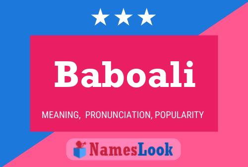 Baboali Name Poster