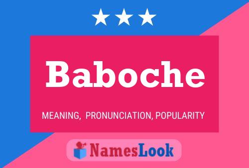 Baboche Name Poster