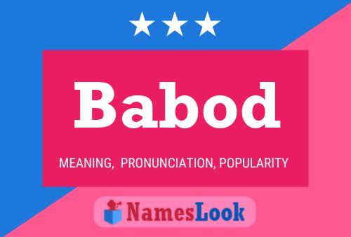 Babod Name Poster