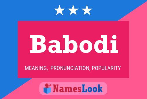 Babodi Name Poster