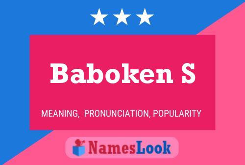 Baboken S Name Poster