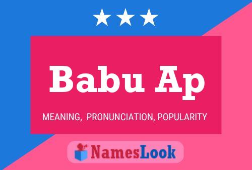 Babu Ap Name Poster