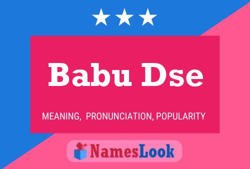 Babu Dse Name Poster