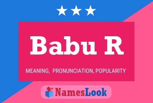 Babu R Name Poster