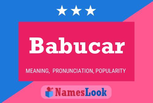 Babucar Name Poster