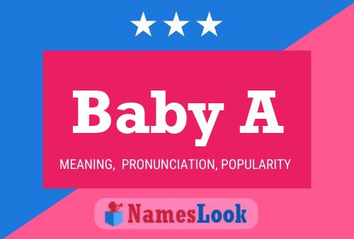 Baby A Name Poster