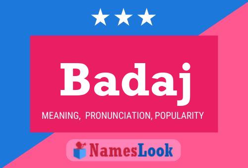 Badaj Name Poster