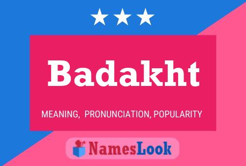 Badakht Name Poster