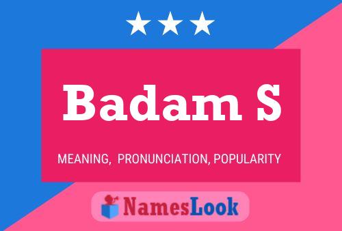 Badam S Name Poster