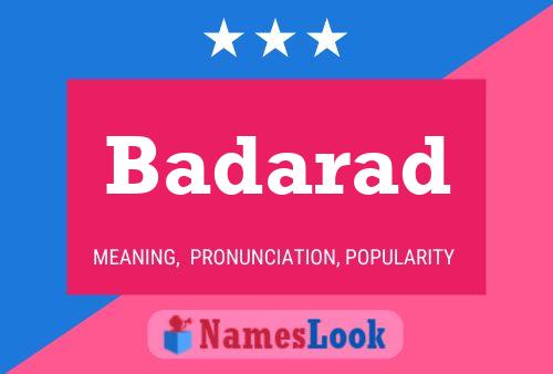 Badarad Name Poster