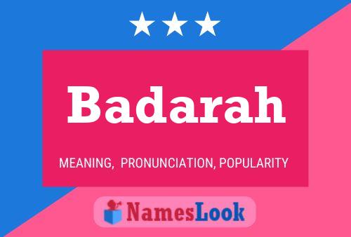 Badarah Name Poster