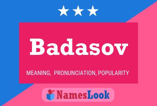 Badasov Name Poster