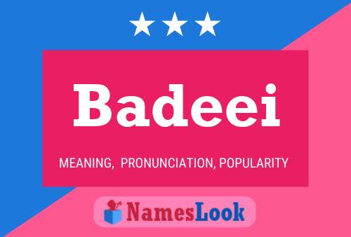 Badeei Name Poster