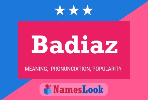 Badiaz Name Poster