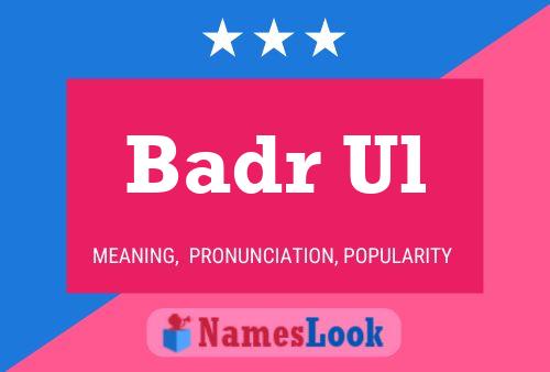 Badr Ul Name Poster