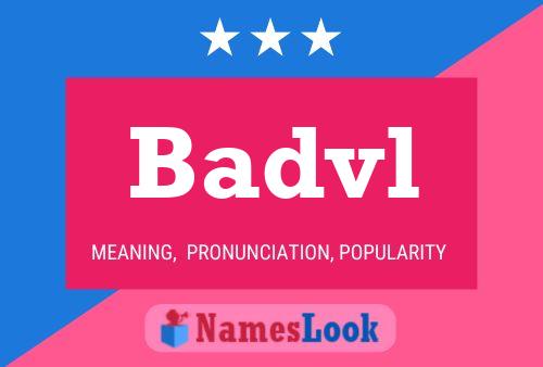 Badvl Name Poster