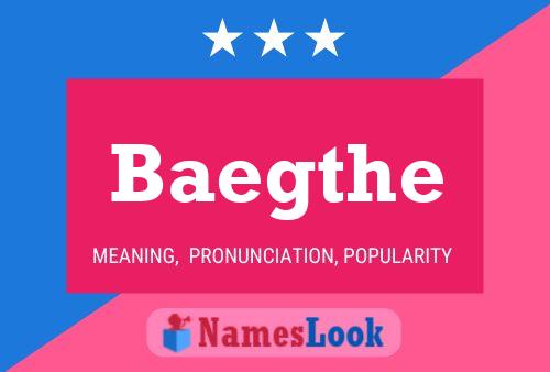 Baegthe Name Poster