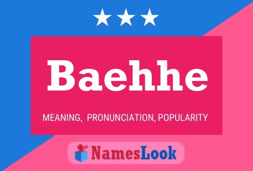 Baehhe Name Poster