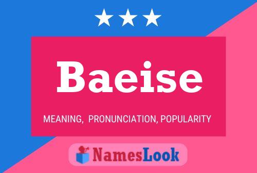 Baeise Name Poster