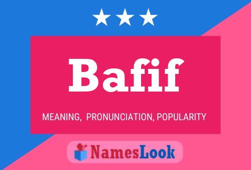 Bafif Name Poster