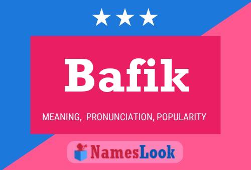 Bafik Name Poster