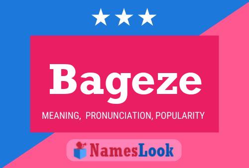 Bageze Name Poster