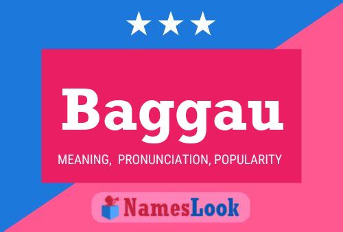 Baggau Name Poster