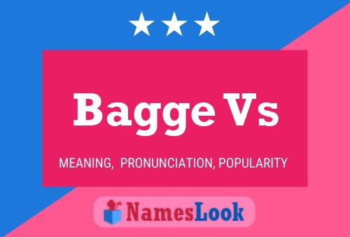 Bagge Vs Name Poster