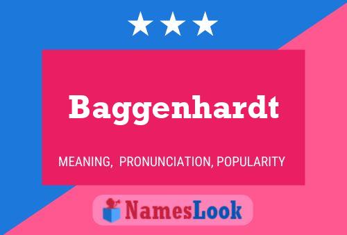 Baggenhardt Name Poster