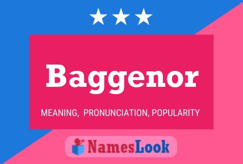 Baggenor Name Poster