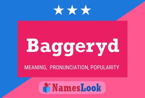 Baggeryd Name Poster