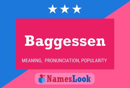 Baggessen Name Poster