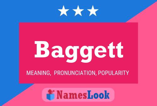 Baggett Name Poster